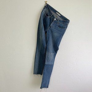 Levi's patchwork skinny jeans